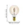 110392_DIMENSION_0001 | Eglo Romania Bec LED E27 G95 7W 2200K-6500K 110392