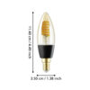 110402_DIMENSION_0001 | Eglo Romania Bec LED E14 C35 4.9W 2200K-6500K 110402