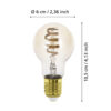 110419_DIMENSION_0001 | Eglo Romania Set 2 becuri LED E27 A60 7W + telecomandă 110419