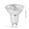 110436_DIMENSION_0001 | Eglo Romania Bec LED GU10 SCOB 6W 4000K 110436