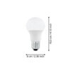 110453_DIMENSION_0001 | Eglo Romania Bec LED E27 A60 15W 6500K 110453
