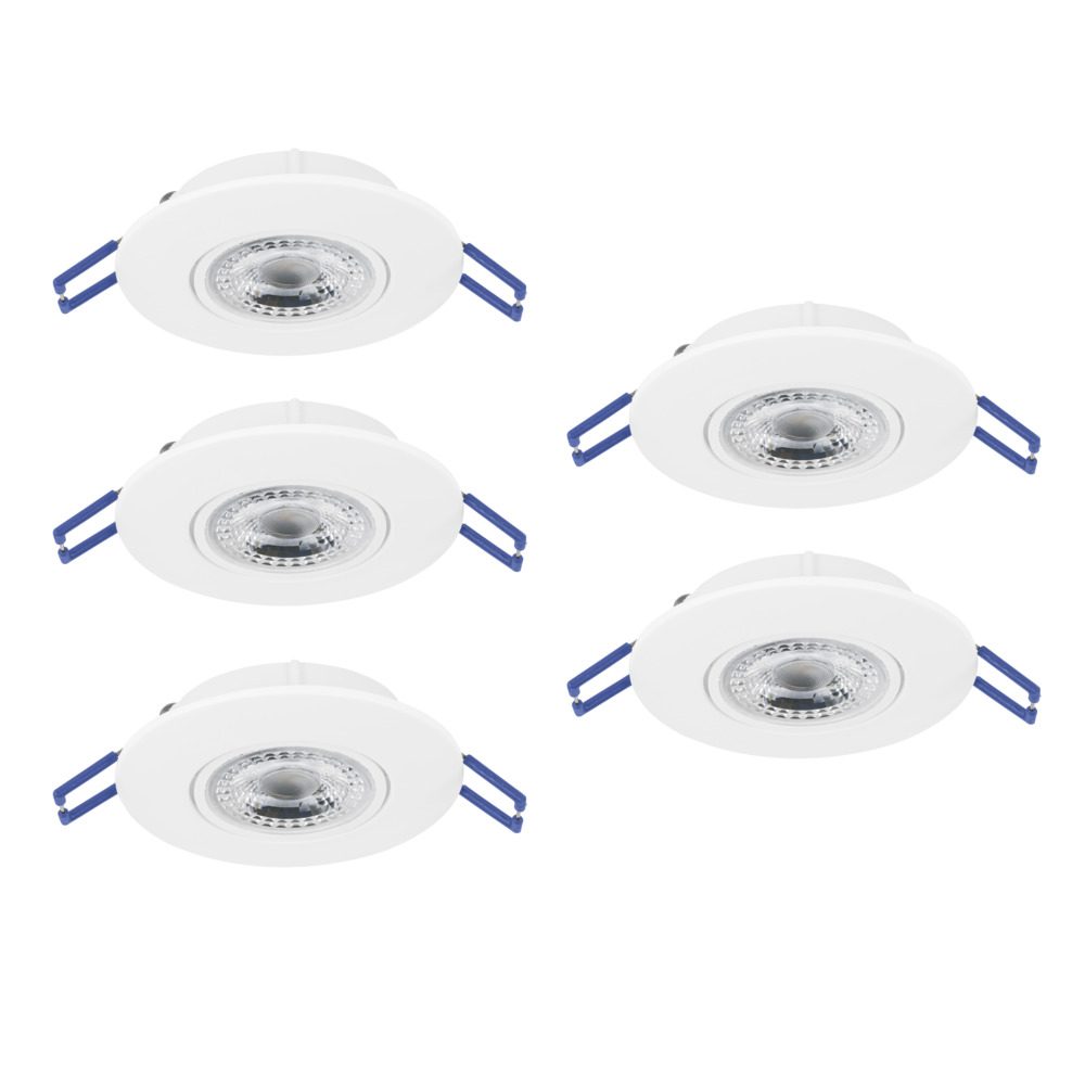300185_VIEW_0001 | Eglo Romania Set 5 spoturi GEDREZ LED 5X4.9W IP20 300185