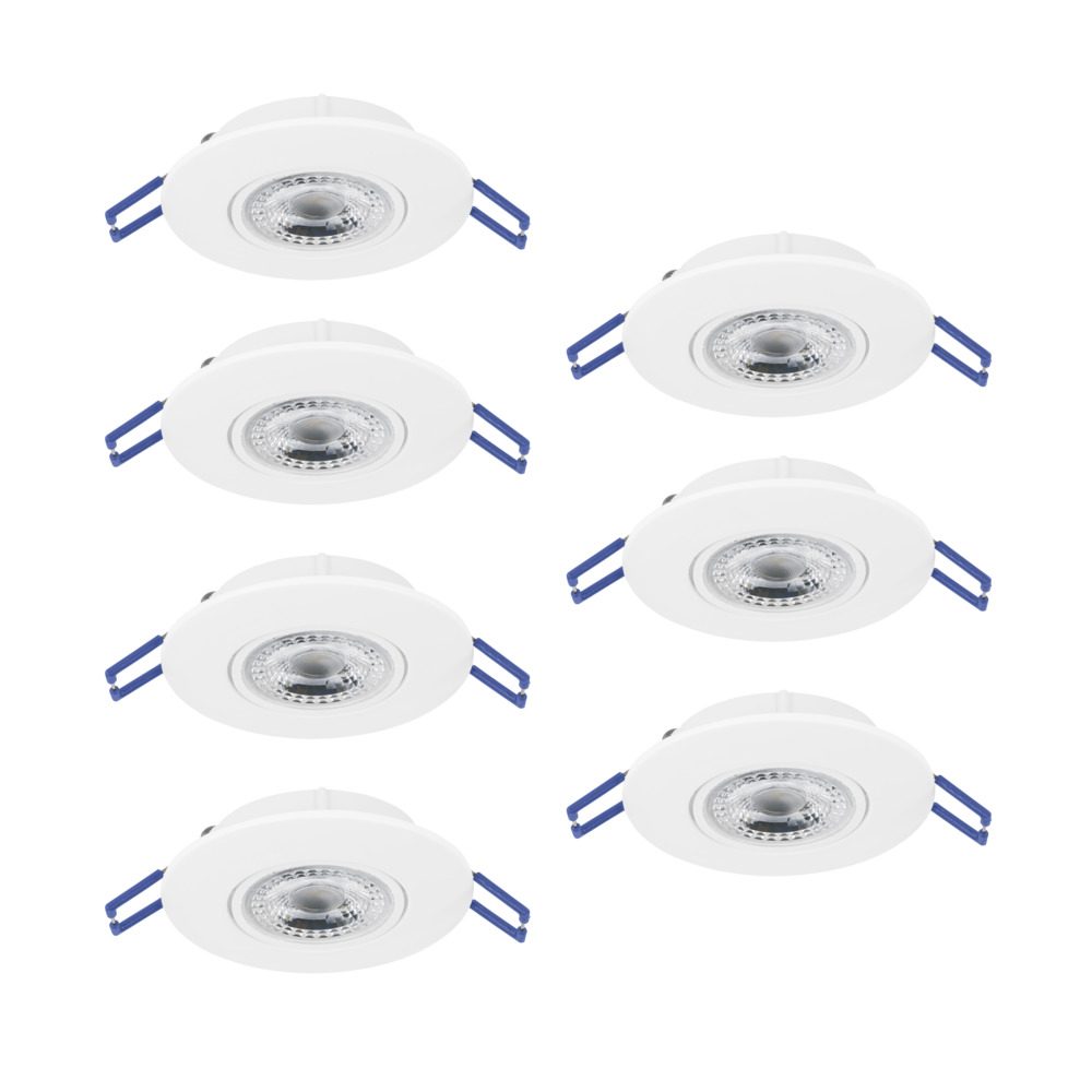 300186_VIEW_0001 | Eglo Romania Set 7 spoturi GEDREZ LED 7X4.9W IP20 300186