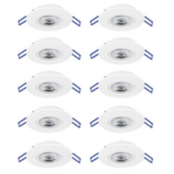 Set 10 spoturi GEDREZ LED 10X4.9W IP20 300187