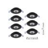 300191_DIMENSION_0001 | Eglo Romania Set 7 spoturi GEDREZ LED 7X4.9W IP20 300191