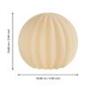 Lumânare CHOSHI LED Ø100mm 422451