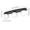 902092_DIMENSION_0001 | Eglo Romania Aplică/Plafonieră CASTROVIDO LED 3X4.2W IP44 902092