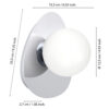 Aplică/Plafonieră CASTROVIDO LED 4.2W IP44 902095