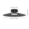 902182_DIMENSION_0001 | Eglo Romania Plafonieră CONOMAVILLA-Z LED 15.5W IP20 902182