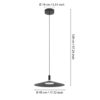 902183_DIMENSION_0001 | Eglo Romania Pendul CONOMAVILLA-Z LED 15.5W IP20 902183