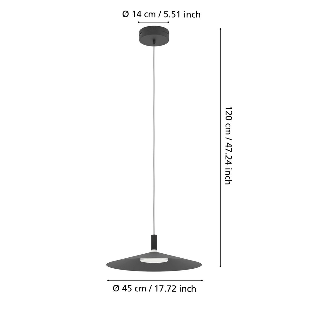 902183_DIMENSION_0001 | Eglo Romania Pendul CONOMAVILLA-Z LED 15.5W IP20 902183