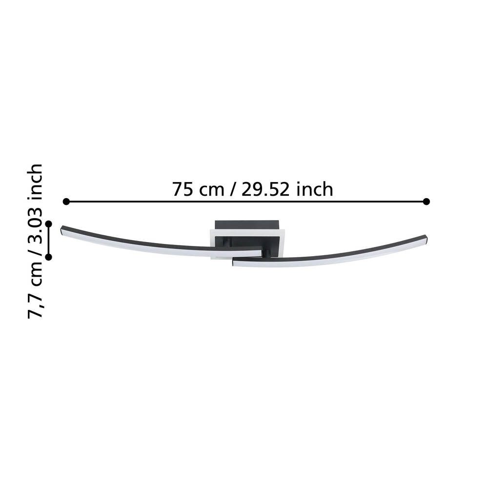901784_DIMENSION_0001 | Eglo Romania Plafonieră LUNGOLAGO LED 12W IP20 901784