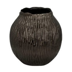 Vază metalică TUBARAN Ø190mm 421454