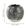 421489_DIMENSION_0001-JPG 1000px | Eglo Romania Vază ceramică ARROYITO Ø170mm 421489