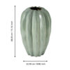 421666_DIMENSION_0001 | Eglo Romania Vază ceramică SHIGAY Ø155mm 421666