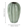 421668_DIMENSION_0001 | Eglo Romania Vază ceramică EGELE Ø185mm 421668
