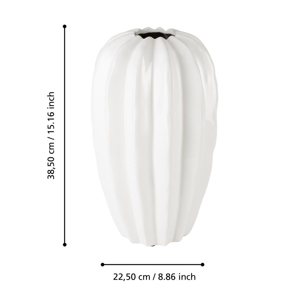 421671_DIMENSION_0001 | Eglo Romania Vază ceramică EGELE Ø225mm 421671