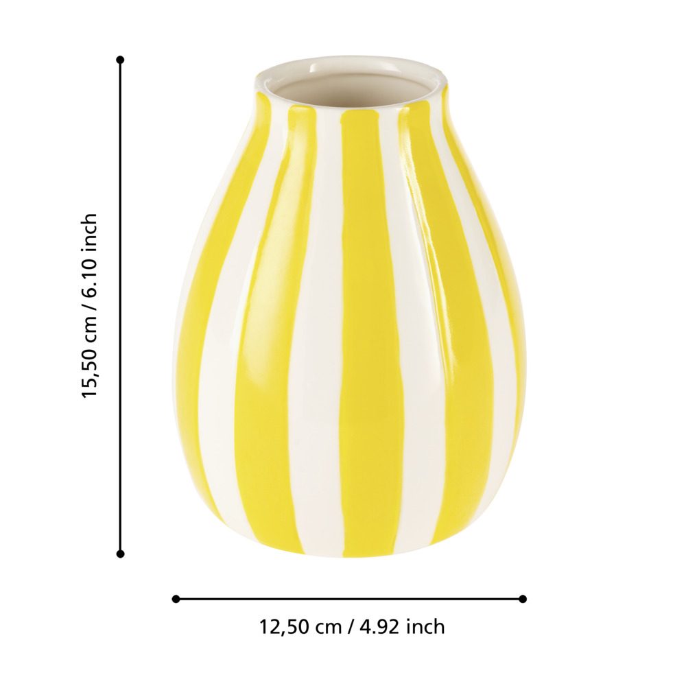 421676_DIMENSION_0001 | Eglo Romania Vază ceramică JINJITI Ø125mm 421676
