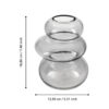 421691_DIMENSION_0001 | Eglo Romania Vază din sticlă SHIWUXI Ø135mm 421691