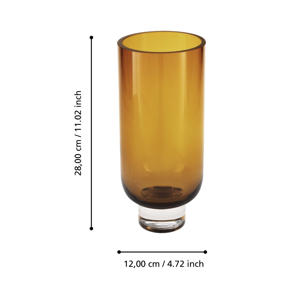 421701_DIMENSION_0001 | Eglo Romania Vază din sticlă TUDIYA Ø120mm 421701