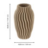 421721_DIMENSION_0001 | Eglo Romania Vază ceramică HONGMAO Ø180mm 421721