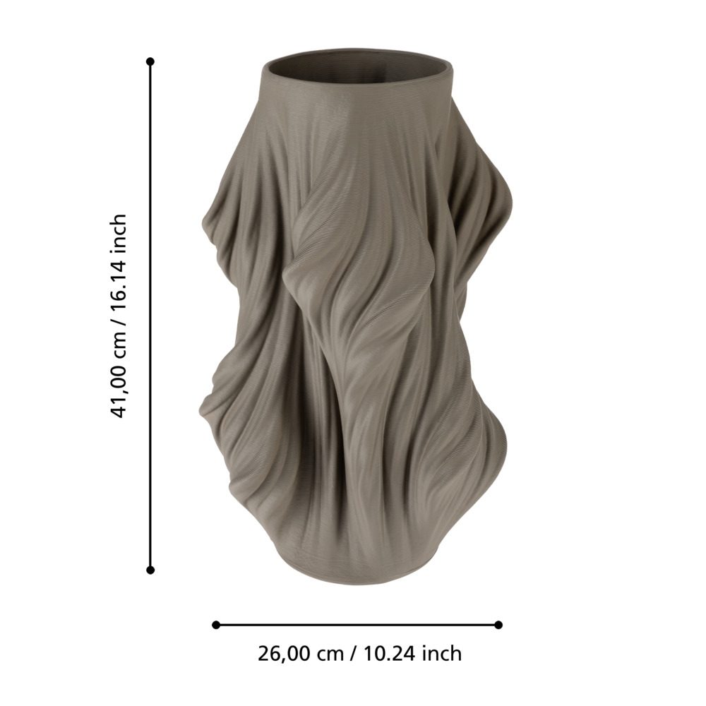 421728_DIMENSION_0001 | Eglo Romania Vază ceramică HONGMAO Ø260mm 421728