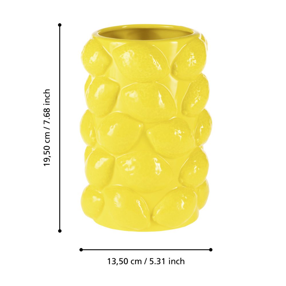 421735_DIMENSION_0001 | Eglo Romania Vază ceramică DATI Ø135mm 421735