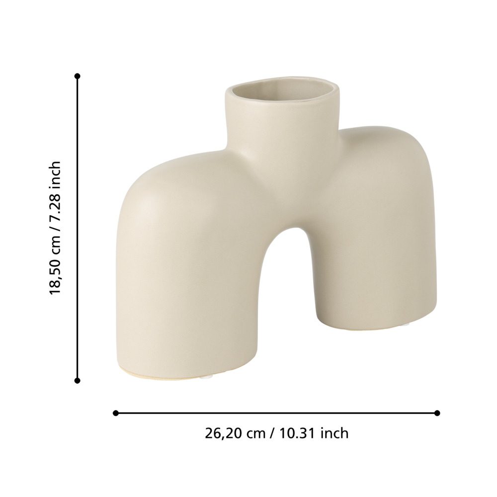 421754_DIMENSION_0001 | Eglo Romania Vază ceramică BROWER 421754