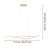 901796_DIMENSION_0001 | Eglo Romania Pendul GRISOLIA LED 20W IP20 901796