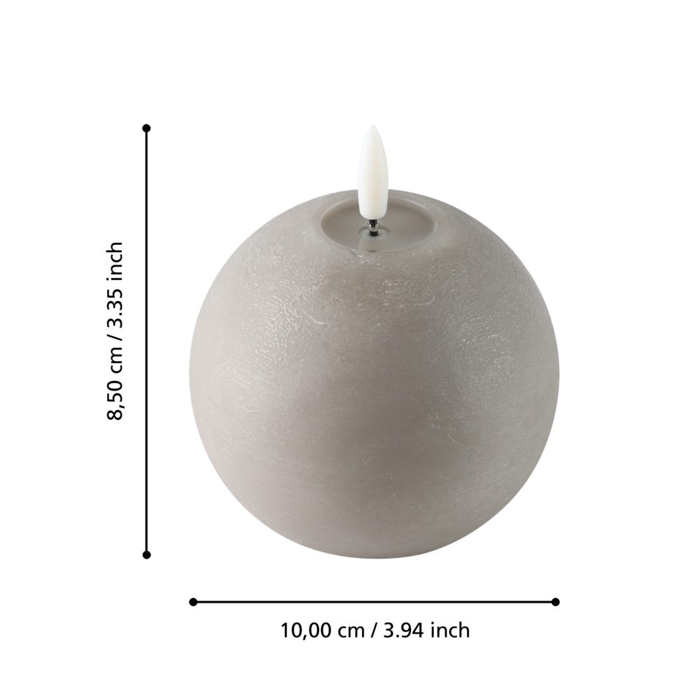 422793_DIMENSION_0001 | Eglo Romania Lumânare LED LESKINO Ø100mm 422793