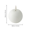 422794_DIMENSION_0001 | Eglo Romania Lumânare LED LESKINO Ø80mm 422794