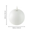 422795_DIMENSION_0001 | Eglo Romania Lumânare LED LESKINO Ø100mm 422795