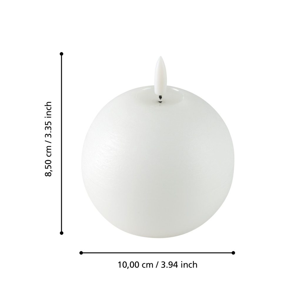 422795_DIMENSION_0001 | Eglo Romania Lumânare LED LESKINO Ø100mm 422795