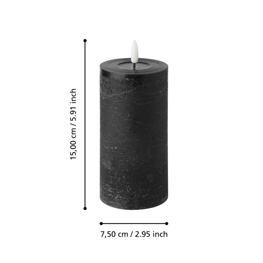 422822_DIMENSION_0001 | Eglo Romania Lumânare LED LESKINO Ø75mm 422822