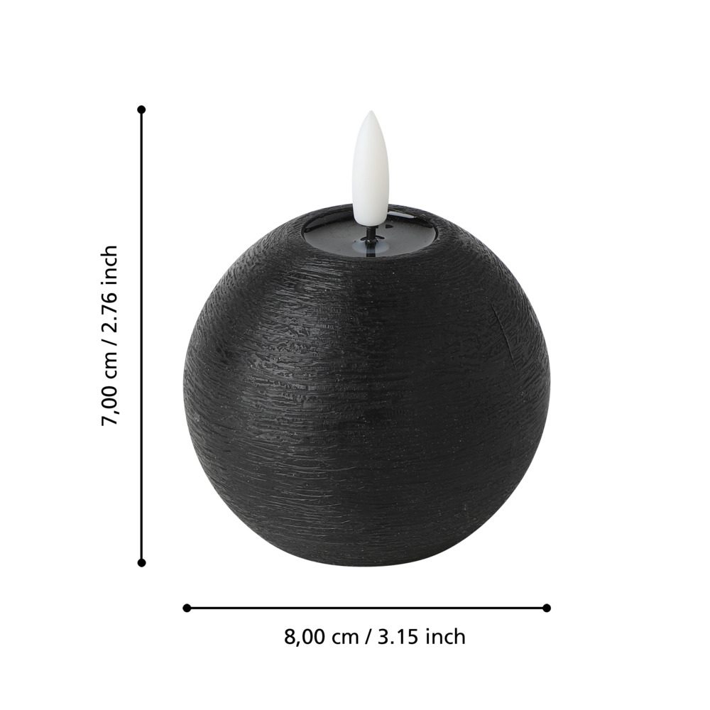 422823_DIMENSION_0001 | Eglo Romania Lumânare LED LESKINO Ø80mm 422823