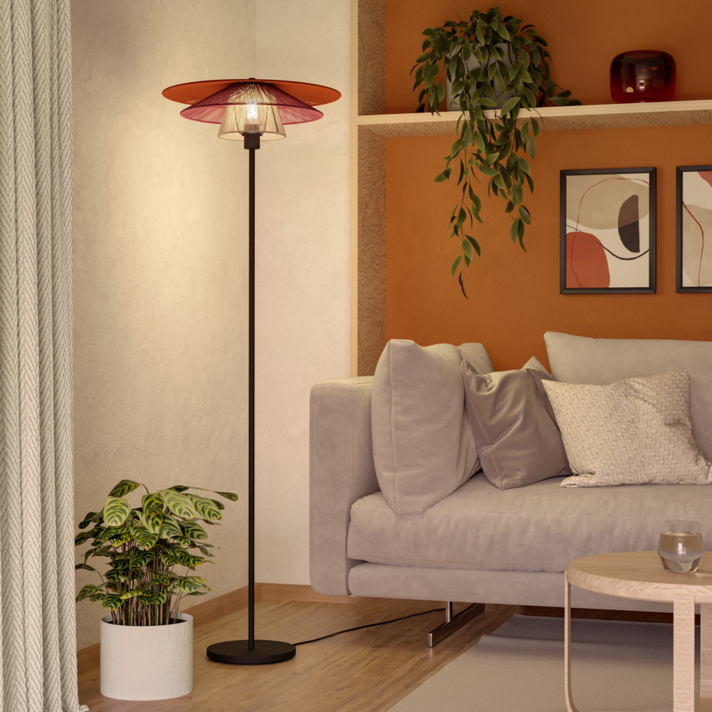 902657_AMBIENT_0001 | Eglo Romania Lampadar PIGNONA E27 IP20 902657