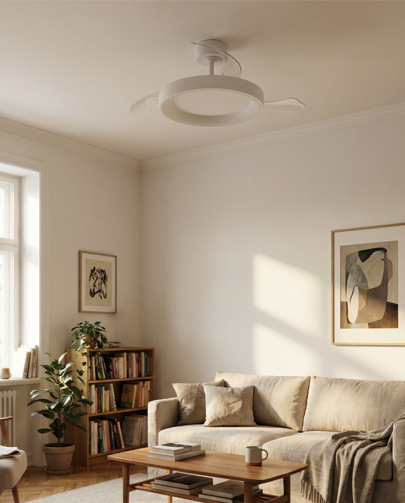 35223_AMBIENT_0001 | Eglo Romania Ventilator TORREYA LED 26W IP20 35223