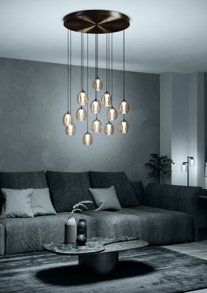 390562_AMBIENT_0001 | Eglo Romania Lustră FERRO LED 40.3W IP20 390562