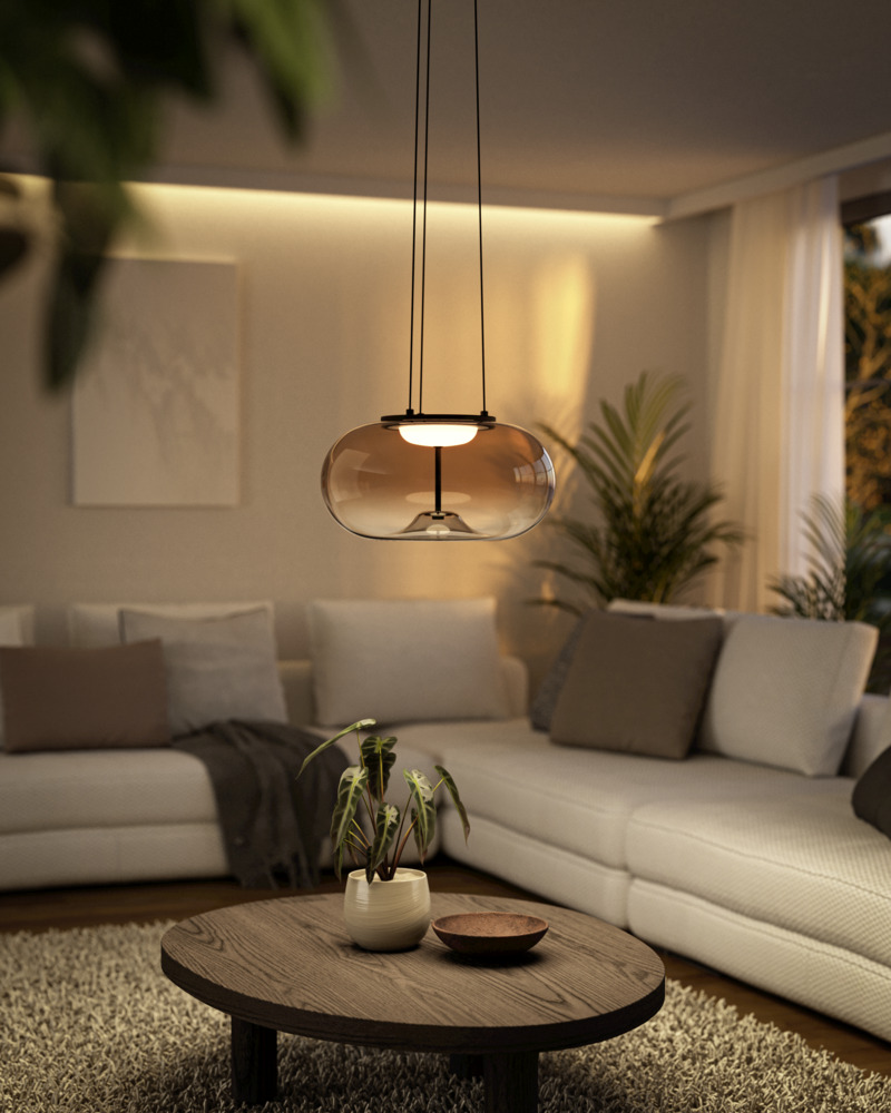 902711_AMBIENT_0001 | Eglo Romania Pendul OPTICA 1 LED 19W IP20 902711